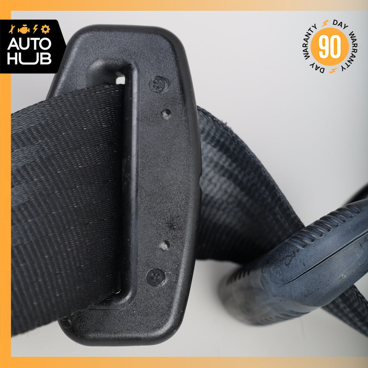 02-07 Maserati M138 Coupe 4200 Front Right Side Seat Belt Seatbelt Black OEM - photo 5