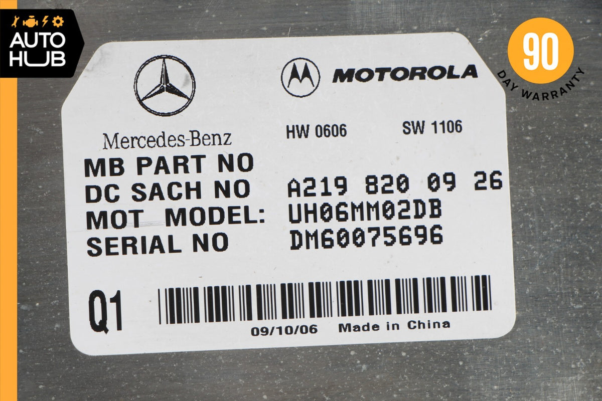 06-12 Mercedes R230 SL55 AMG E350 Communication Control Module OEM 66k - photo 10
