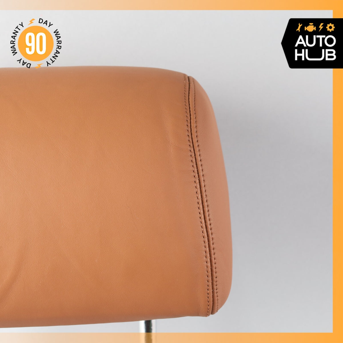 Bentley Continental Flying Spur Seat Headrest Rear Right or Left Side Brown OEM - photo 3