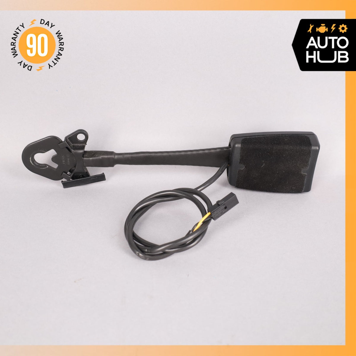 11-18 Porsche Cayenne 958 Front Left Driver Side Seat Belt Buckle Black OEM - photo 2