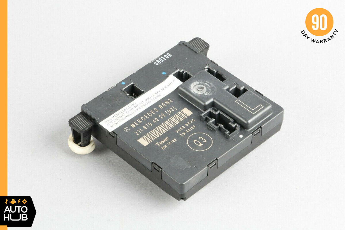 06-09 Mercedes W211 E320 E350 E550 Rear Left Door Control Module 2118704026 OEM - photo 1