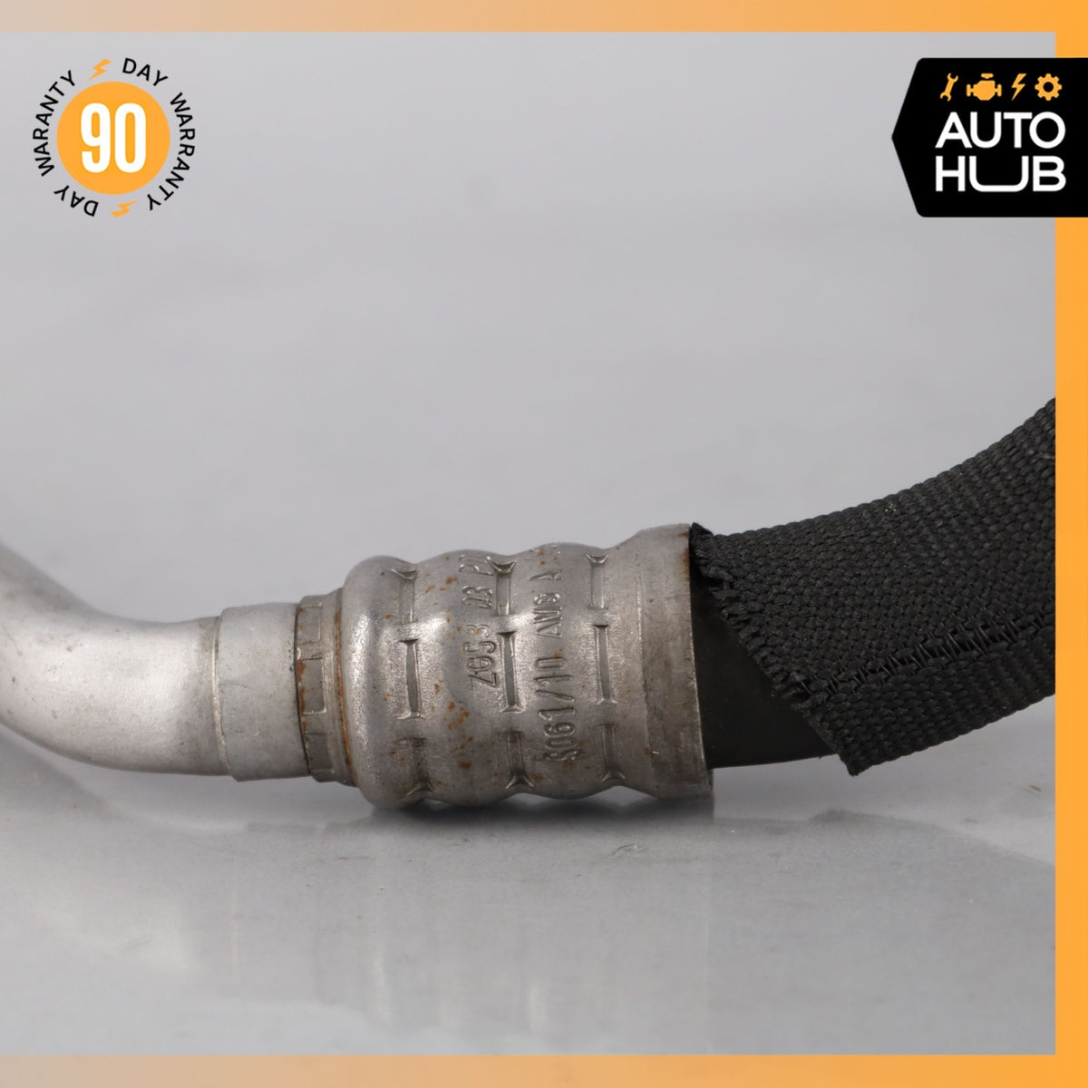 07-11 Mercedes W164 ML63 Engine Right Oil Cooler Hose Line Pipe 1561800182 OEM - photo 8
