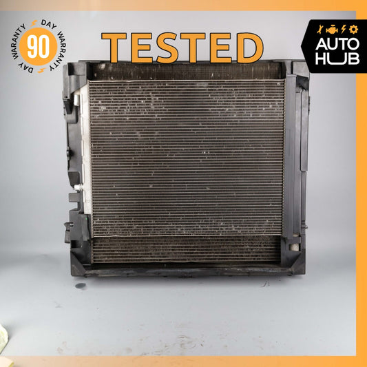 10-14 BMW E71 X6 X5 50i Water Cooling Radiator A/C Condenser Aux Cooler OEM - photo 1
