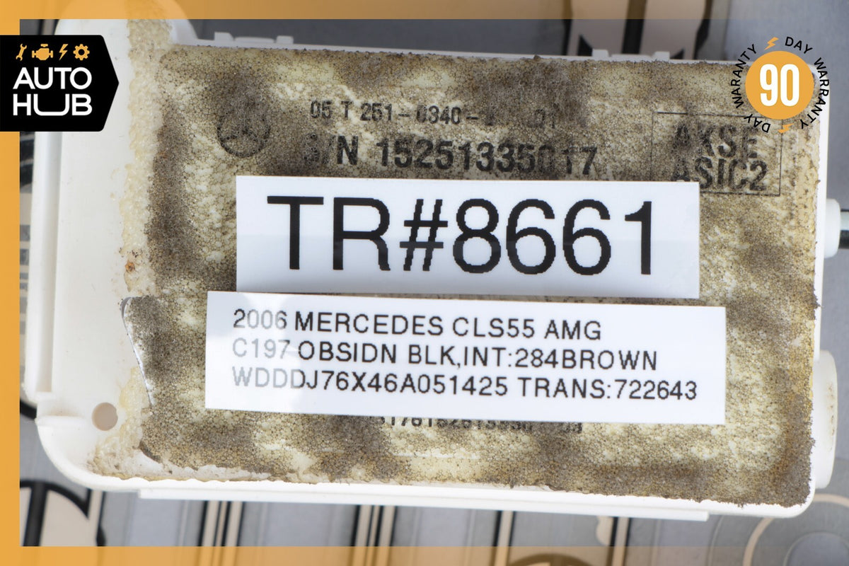05-06 Mercedes W219 CLS55 AMG CLS500 Right Side Seat Occupancy Sensor Mat OEM - photo 12