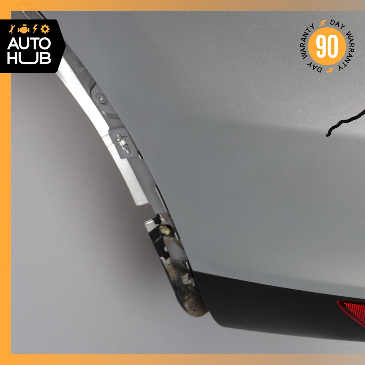 11-14 Porsche Cayenne 958 S Rear Bumper Cover Assembly Silver OEM - photo 9