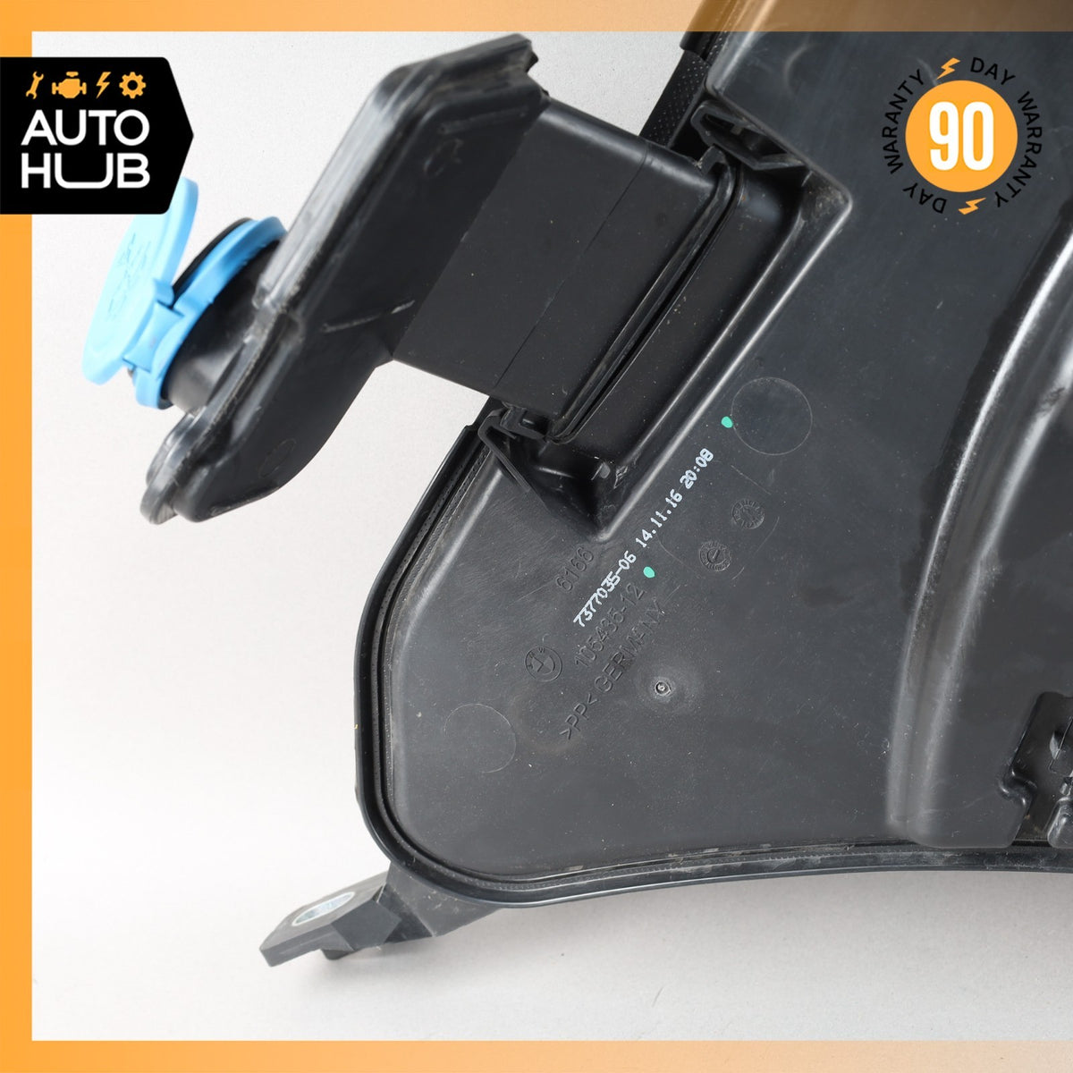 BMW G12 740Li Windshield Washer Fluid Tank Container 7377035 OEM - photo 9