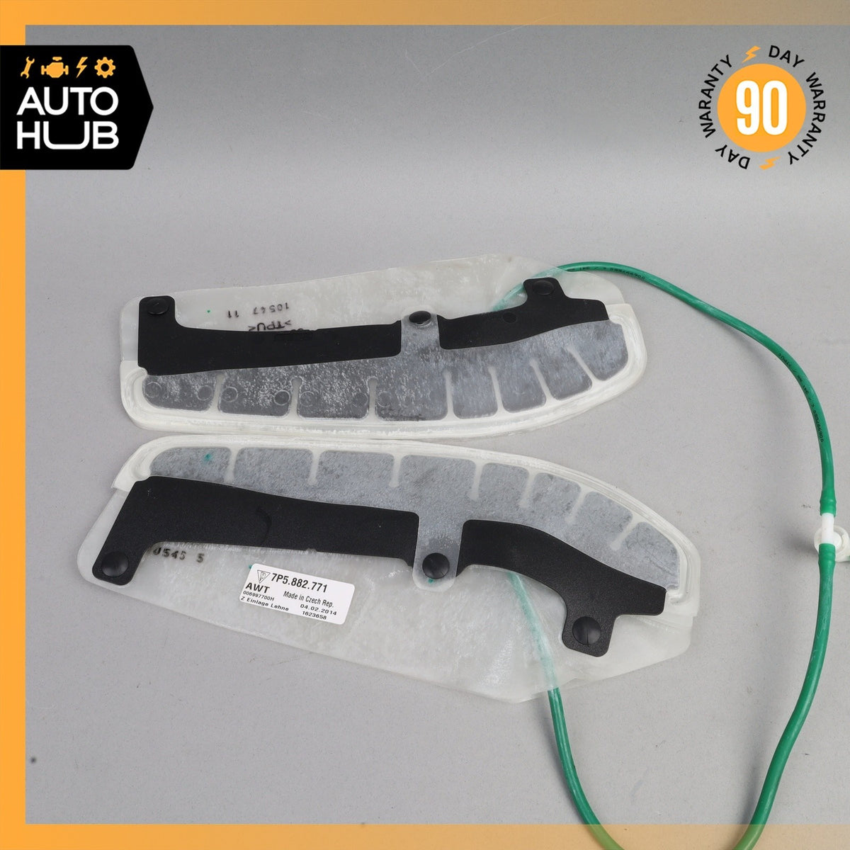 11-18 Porsche Cayenne 958 Front Right Side Lumbar Support w/ Pump OEM 92k - photo 4