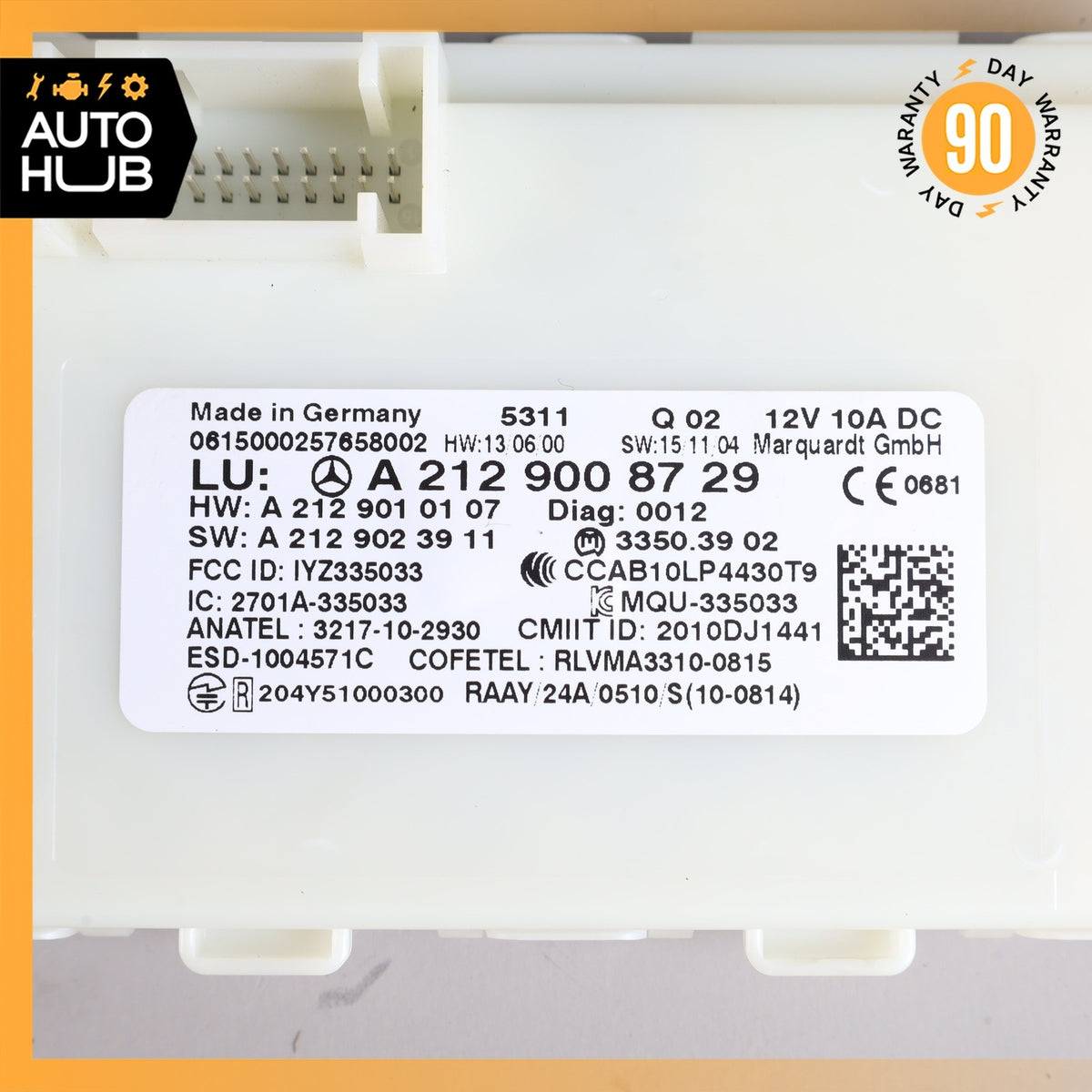 13-20 Mercedes X166 GL350 CLS400 SL550 E550 Keyless Go Entry Control Module OEM - photo 6