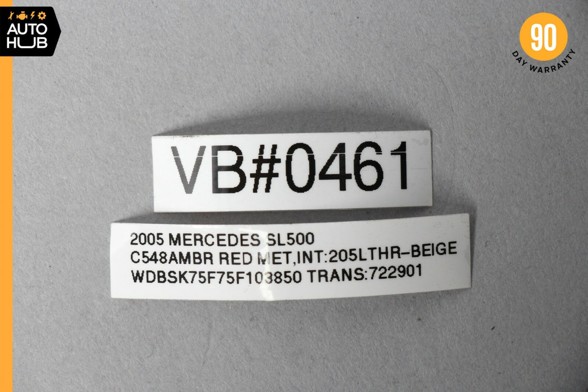 03-06 Mercedes R230 SL500 Front Brake Rotor Disc Set of 2 With Pads OEM - photo 12