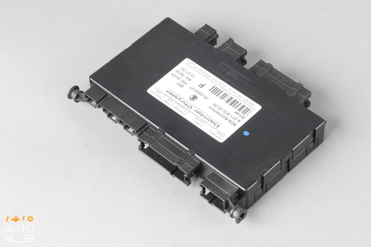 03-11 Mercedes X164 GL550 E500 Seat Control Module Front Left 2118704926 OEM - photo 3