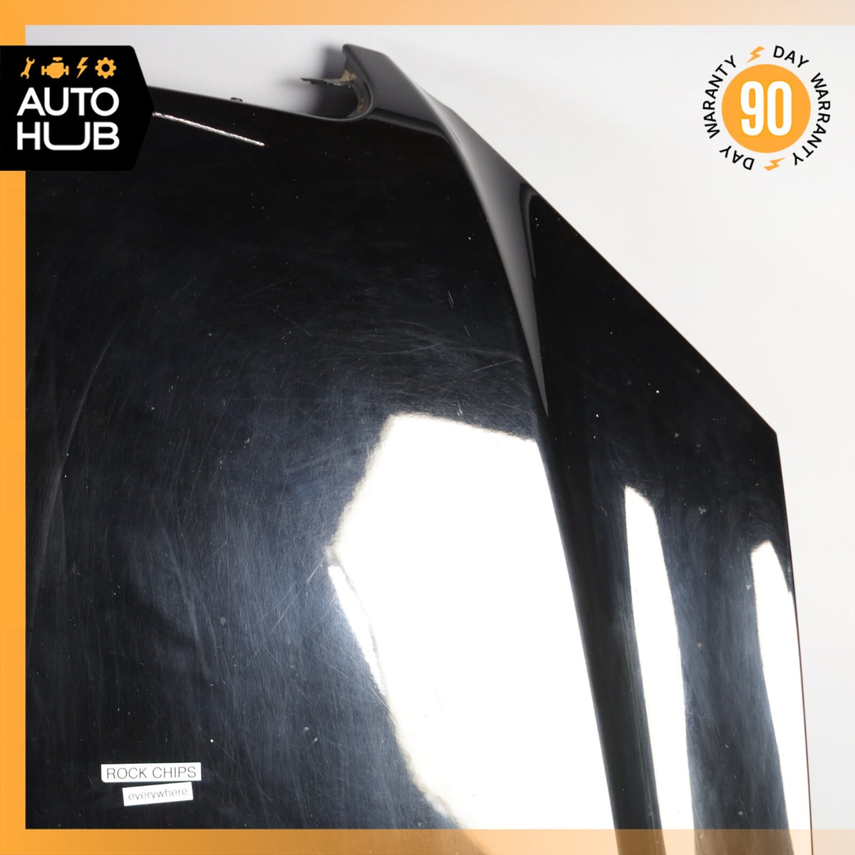 07-13 Mercedes W221 S550 S600 S350 Hood Panel Assembly Black OEM - photo 8