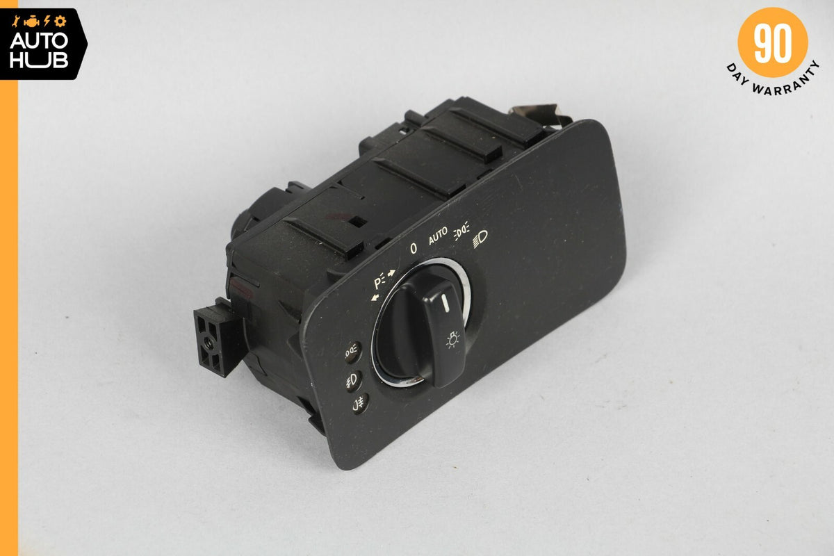 06-11 Mercedes W219 CLS550 CLS55 AMG Headlight Control Switch Black OEM - photo 2