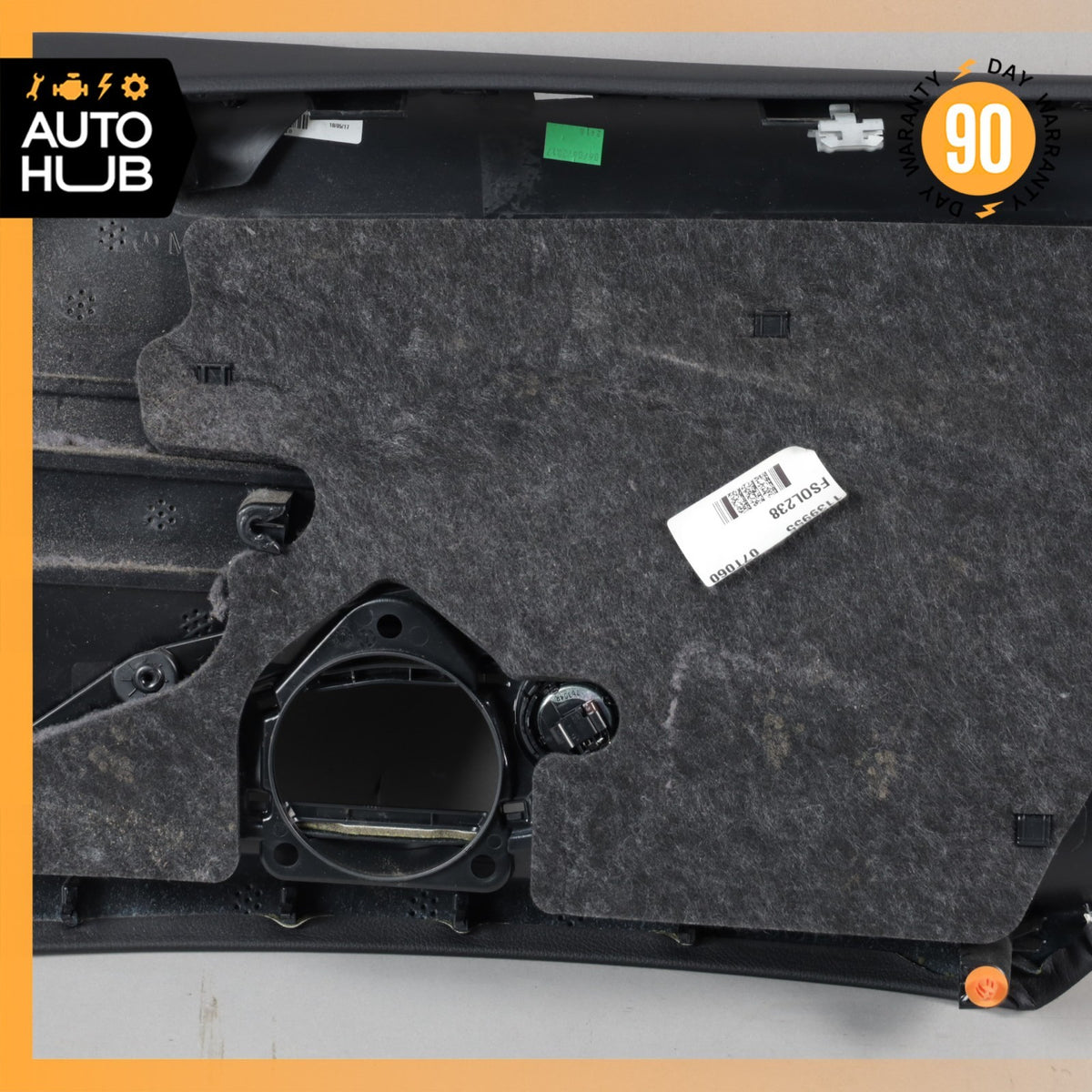 18-23 Mercedes W238 E400 E450 Coupe Door Panel Rear Left Side Black OEM - photo 14
