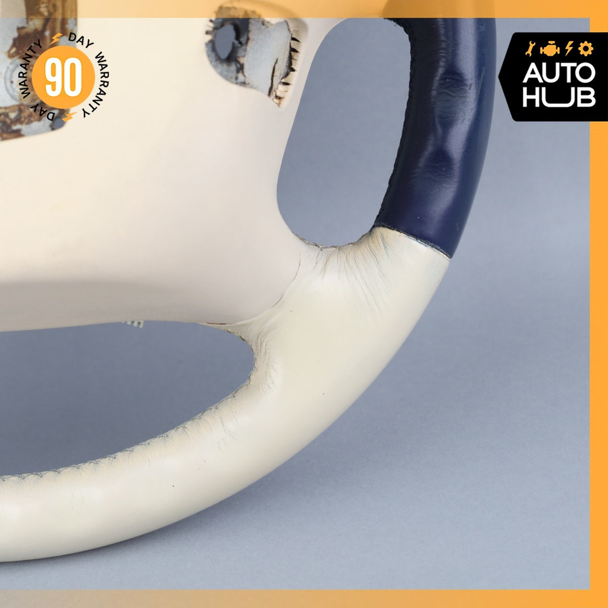 99-02 Bentley Arnage Steering Wheel Beige Blue PH27727PB OEM 42k - photo 13