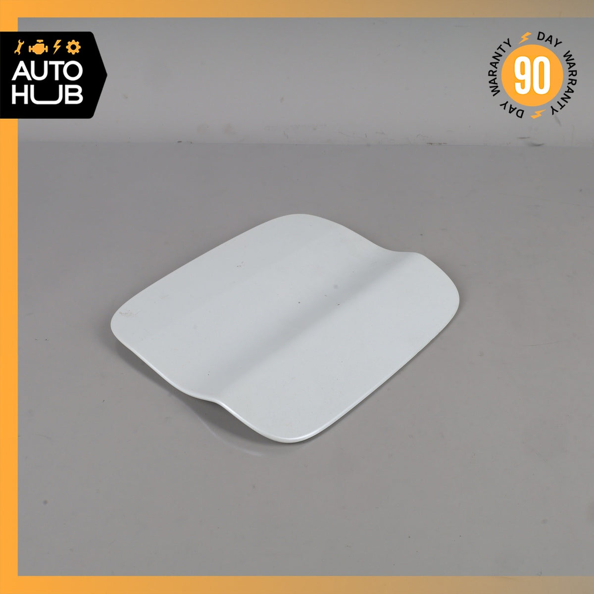 BMW F15 X5 Fuel Gas Tank Filler Neck Door Cover White 7312316 OEM - photo 1