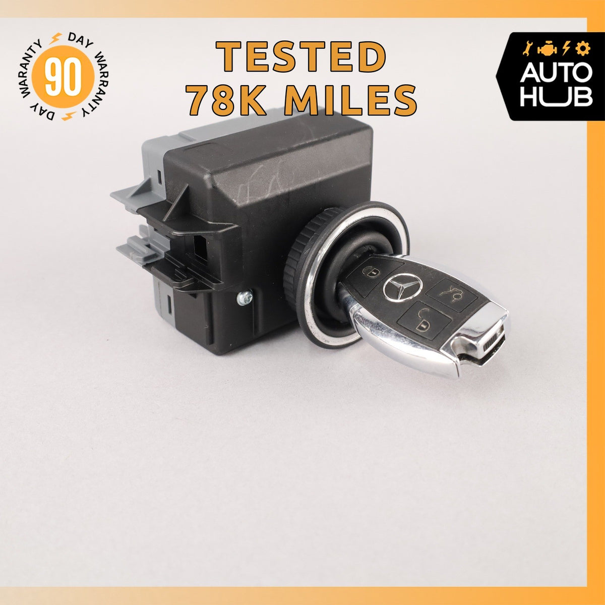 08-14 Mercedes W204 C250 E550 Ignition Switch Module w/ Key 2075450308 OEM - photo 1