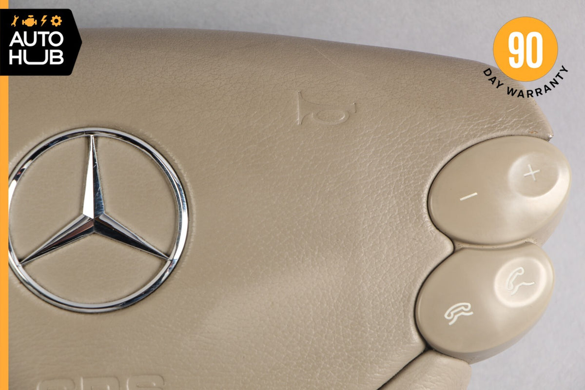 Mercedes R230 SL500 SL55 AMG CLK500 E350 Steering Wheel Airbag Air Bag Beige OEM - photo 3