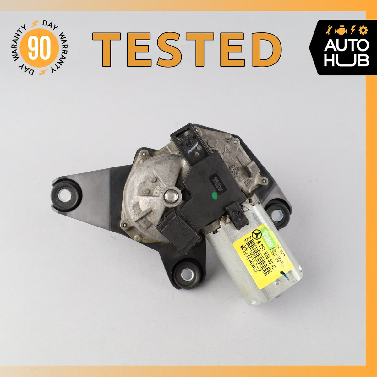 06-19 Mercedes X164 GL350 ML63 AMG R350 Rear Glass Windshield Wiper Motor OEM - photo 1