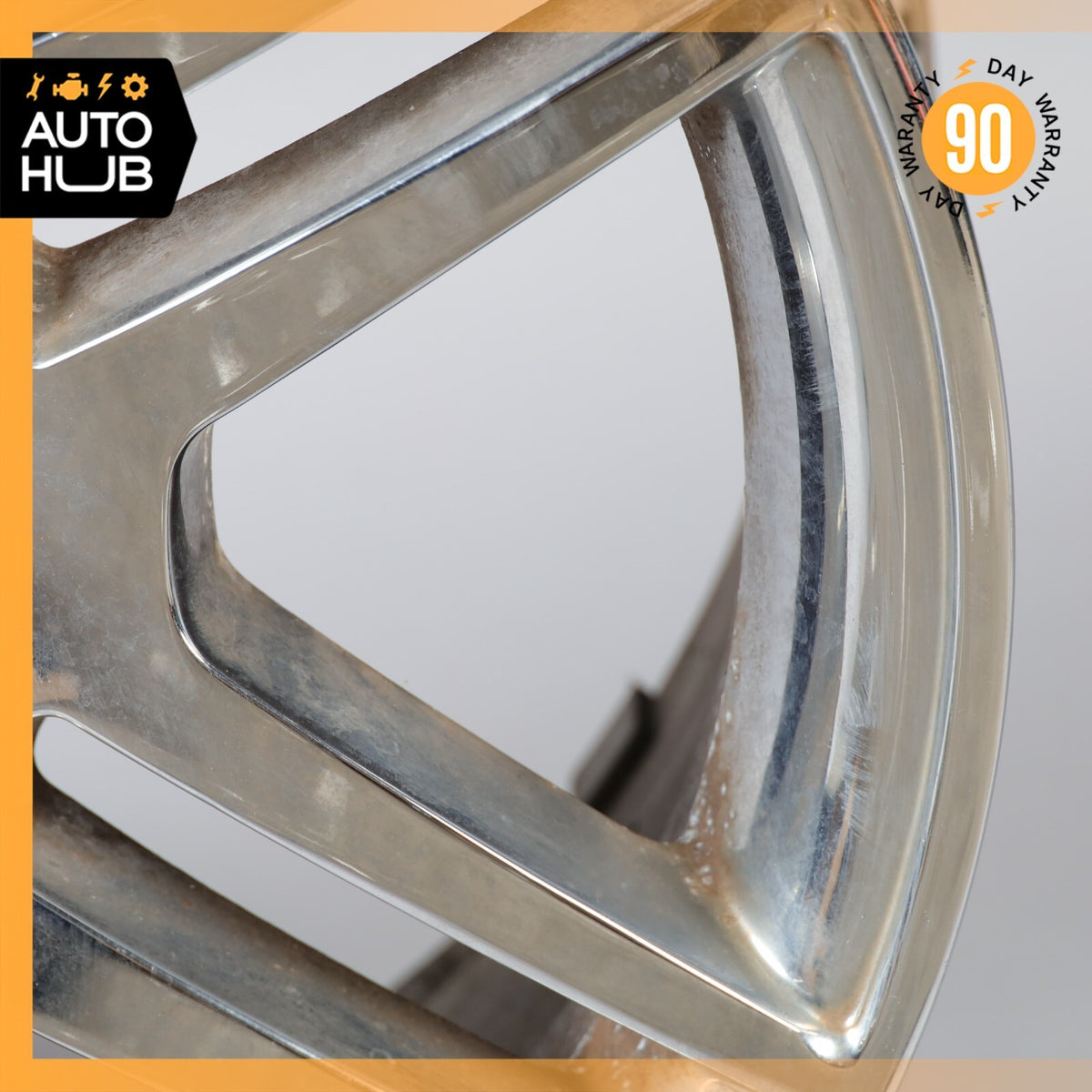 Mercedes W204 C350 C63 AMG 8.5 x R17 17" Rear Wheel Rim Chrome 2044014602 OEM - photo 6