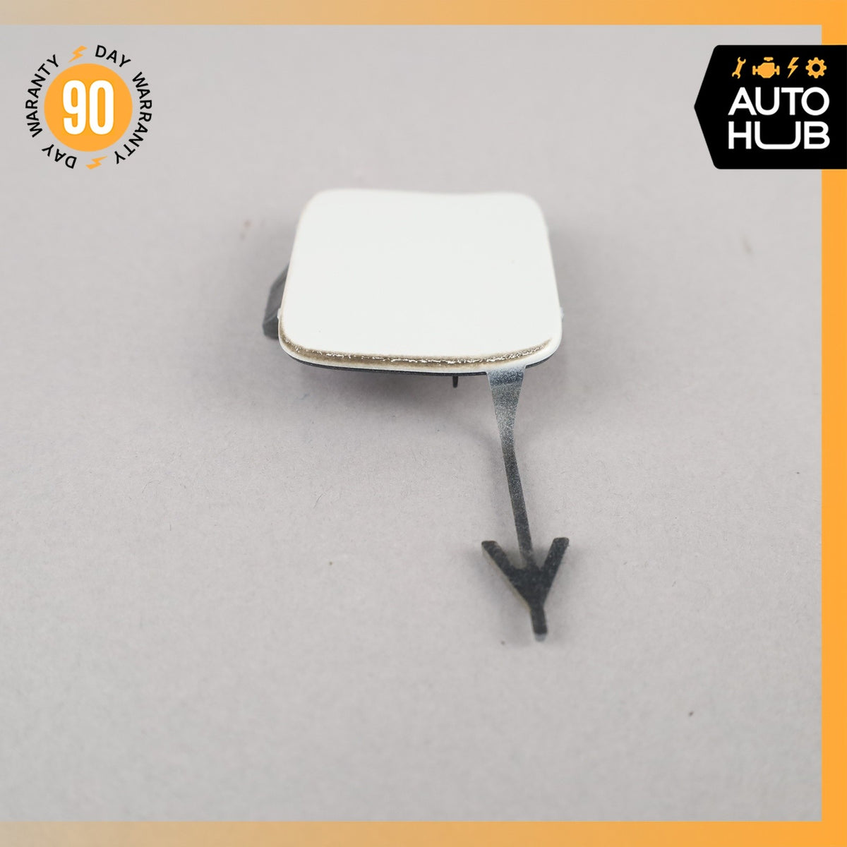 17-19 Audi 4M Q7 Rear Bumper Tow Hook Hitch Cover Lid OEM 87k - photo 5