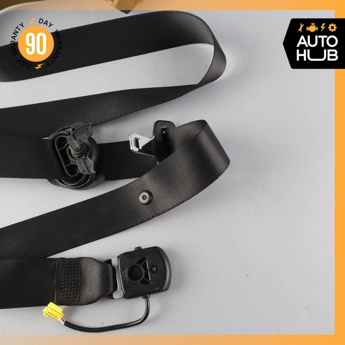10-13 Mercedes W221 S400 S63 AMG Seat Belt Front Right Passenger Side Black OEM - photo 10