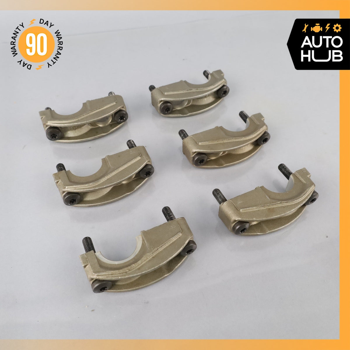 92-02 Mercedes W140 CL600 S600 M120 Cylinder Head Camshaft Holder Set of 6 OEM - photo 10