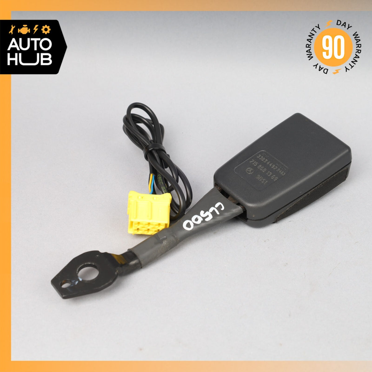 03-06 Mercedes W215 CL600 CL55 AMG Seat Belt Buckle Front Left or Right OEM - photo 9