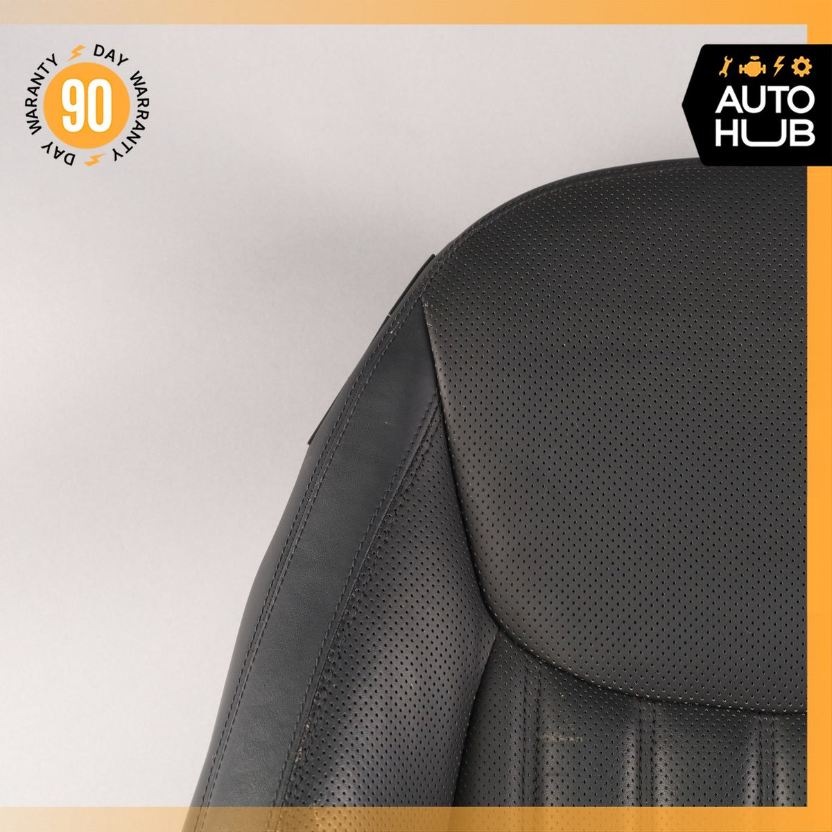 09-12 Mercedes R230 SL550 Top Upper Seat Cushion Right Side Nappa Black OEM - photo 2