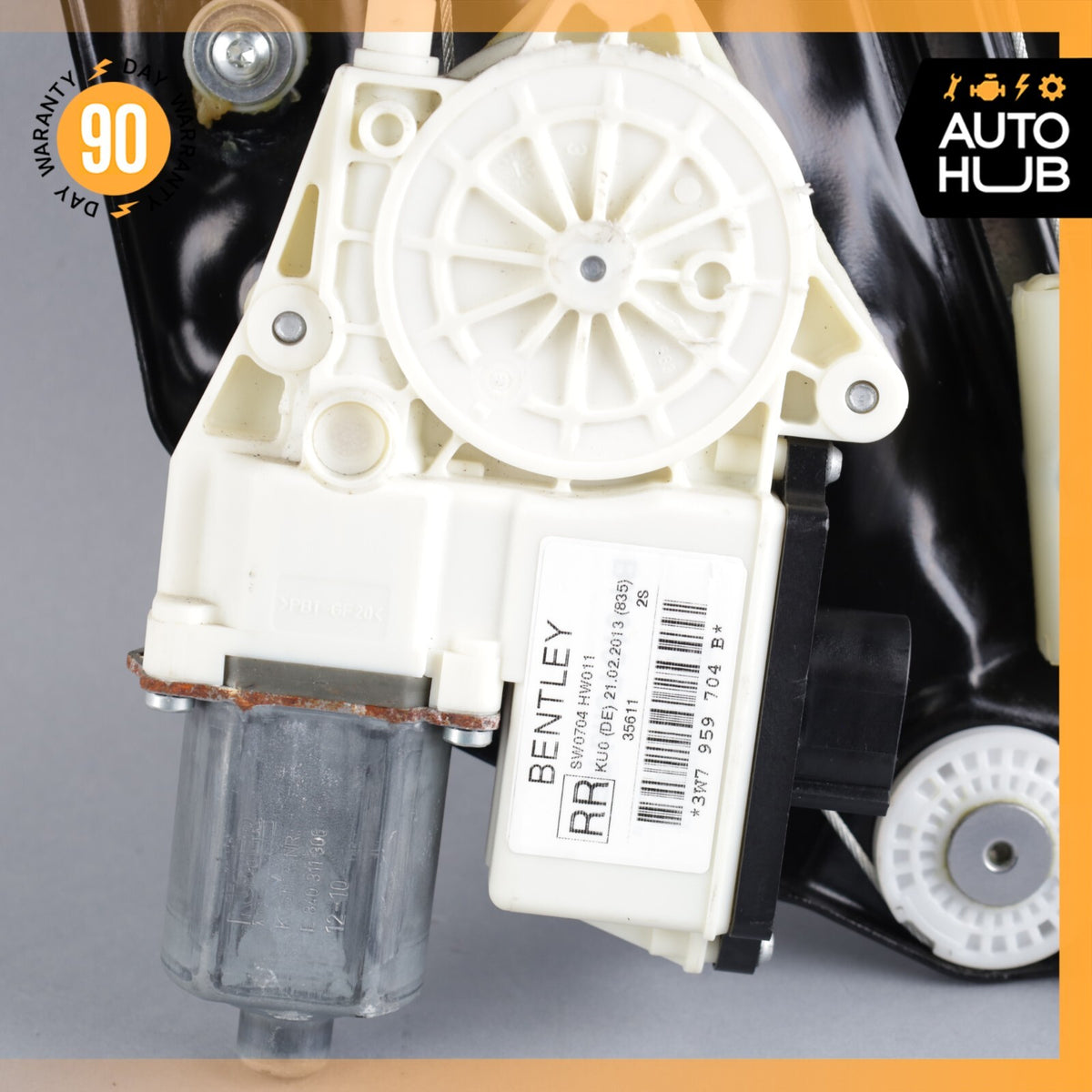 07-11 Bentley Continental GTC Rear Right Quarter Window Regulator Motor OEM 46k - photo 5