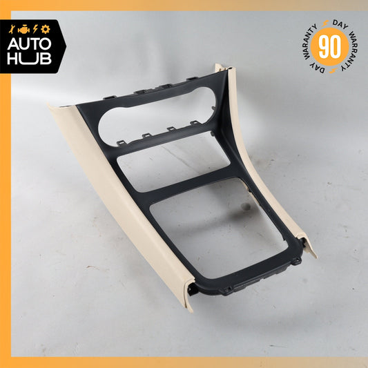 Mercedes W117 CLA250 Front Center Console Cover Panel Trim Bezel Beige OEM - photo 1