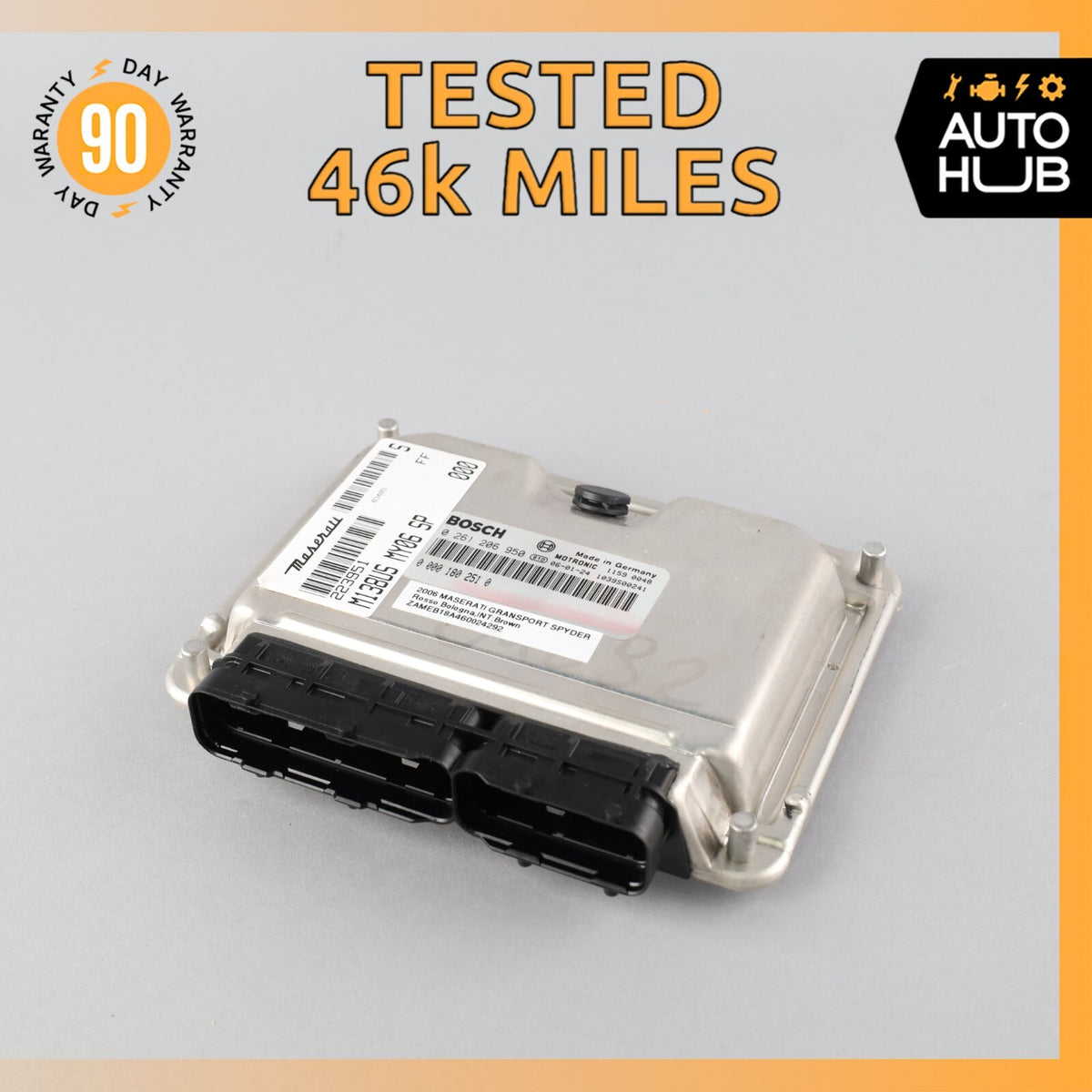 05-07 Maserati M138 GranSport GT 4.2L ECU Engine Control Module Unit OEM 46k - photo 1