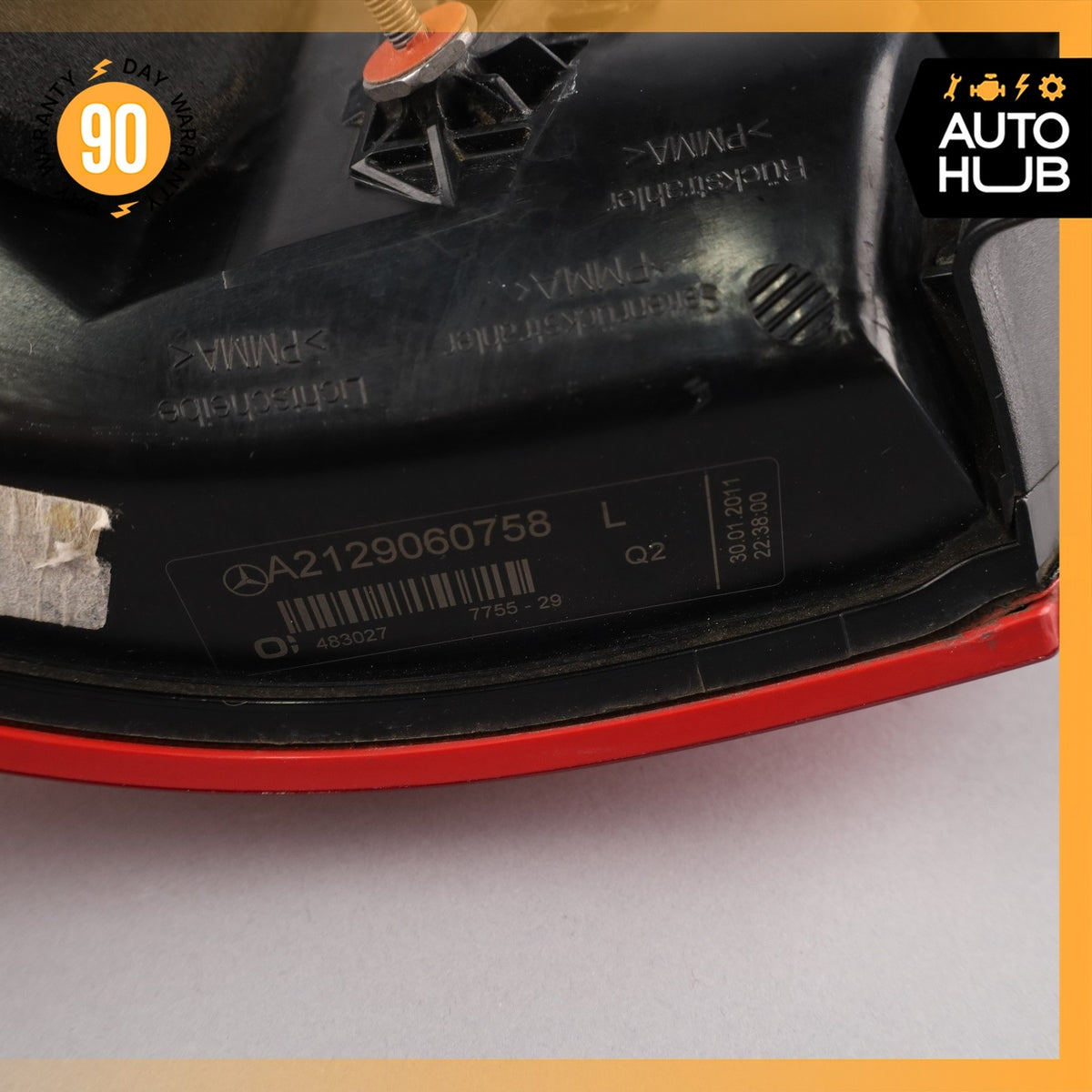 10-13 Mercedes W212 E350 Sedan LED Tail Light Lamp Left Driver Side OEM - photo 20
