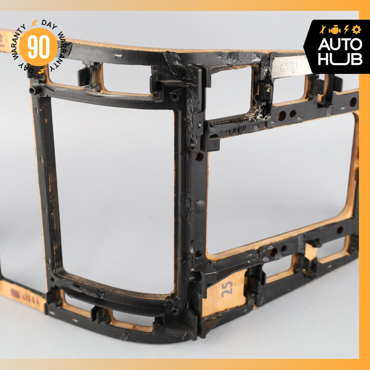 96-99 Mercedes W140 CL600 S500 Center Console Trim Bezel Wood OEM - photo 13