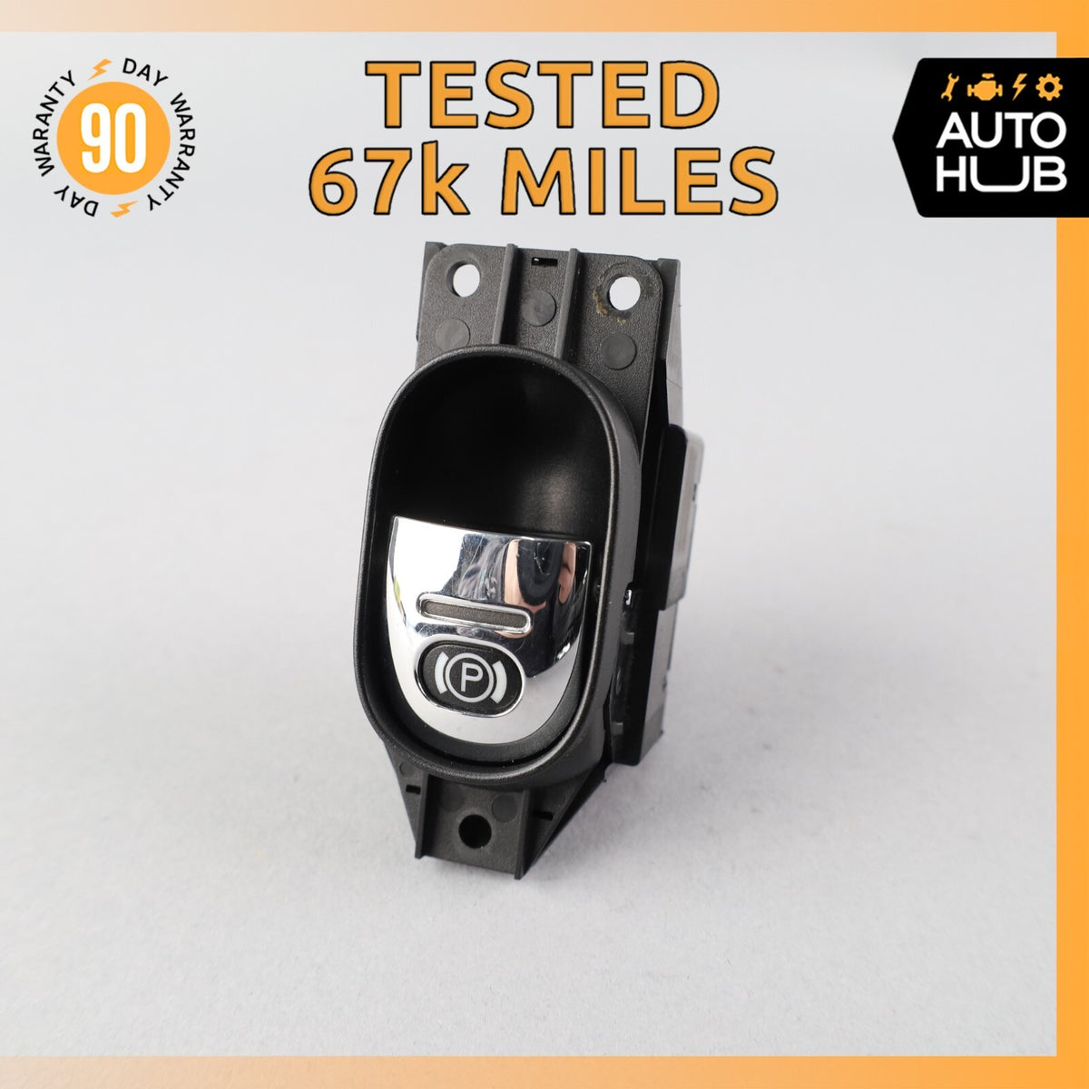 03-18 Bentley Continental Flying Spur Electronic Parking Button Switch OEM 67k - photo 1