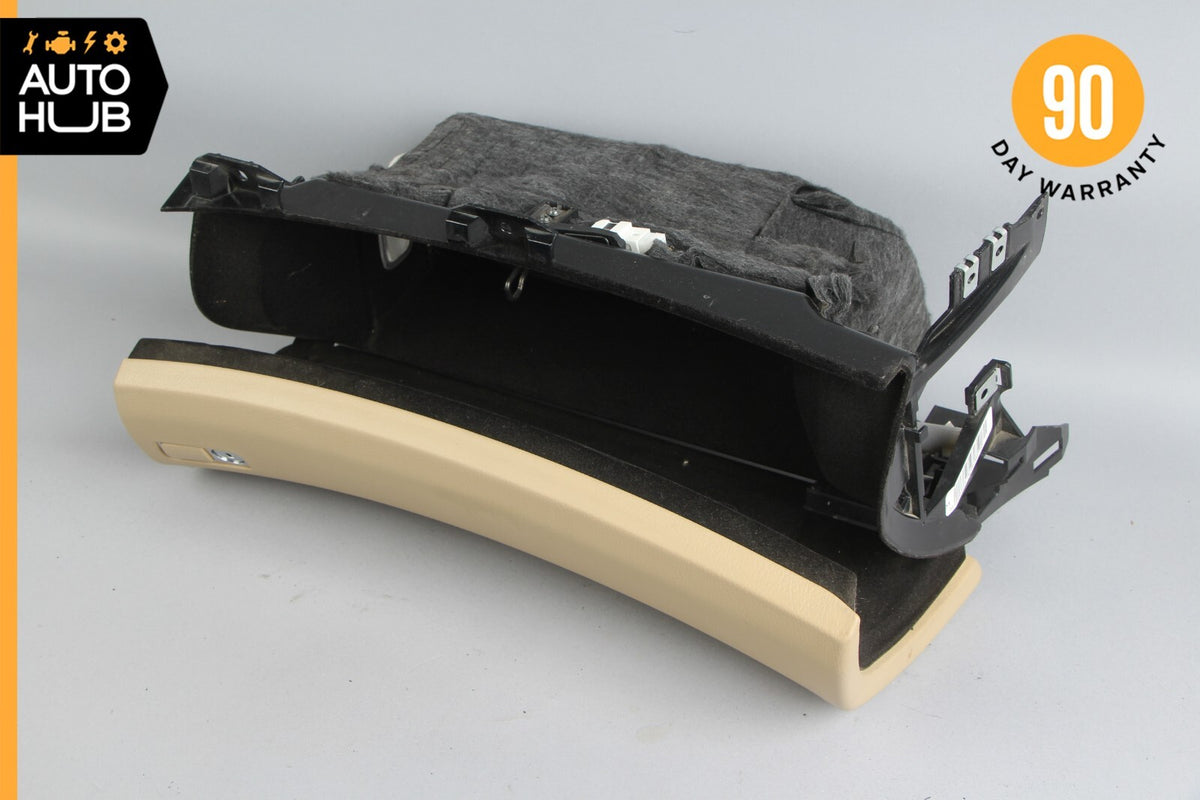 10-13 Mercedes W221 S400 S550 Dash Board Glove Box Compartment Beige OEM - photo 6