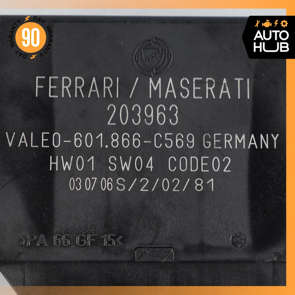 03-08 Maserati Quattroporte M139 Park Parking Assist Control Module OEM 51k - photo 8