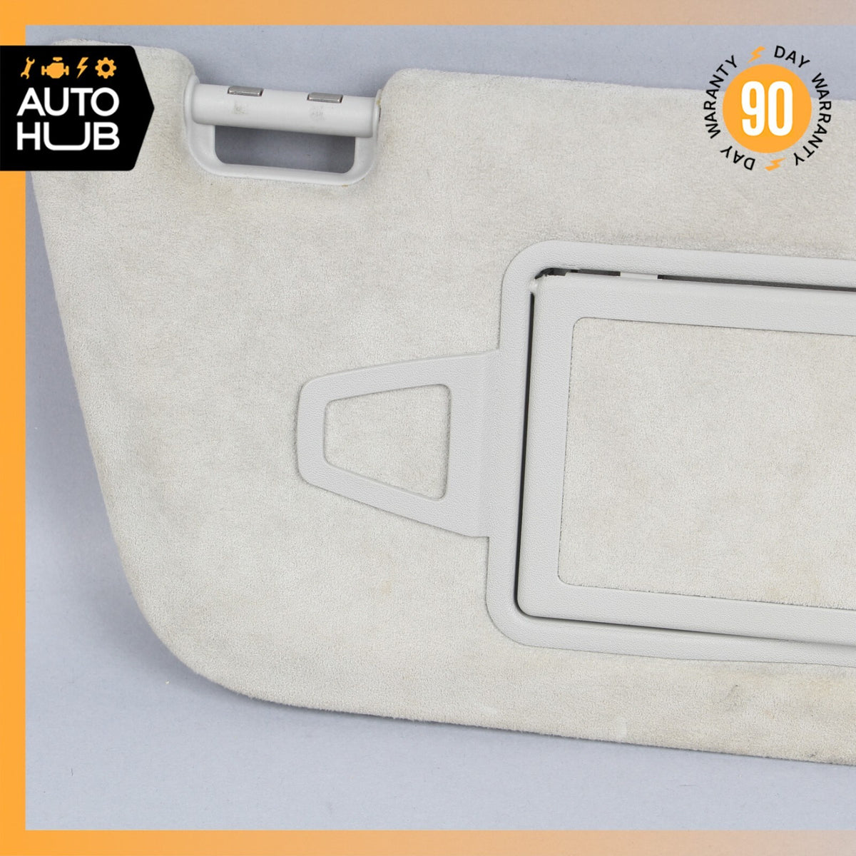 Mercedes W221 S600 CL550 Right Side Sun Visor Shade Sunvisor Gray Suede OEM - photo 4