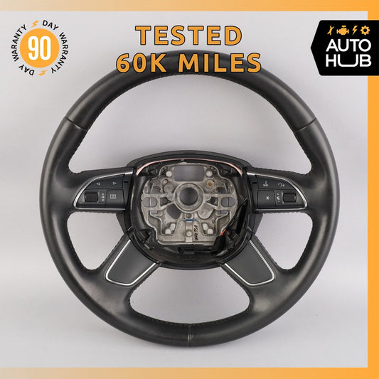Audi 4G8 A7 S7 Steering Wheel Black 4G0419091M OEM - photo 1