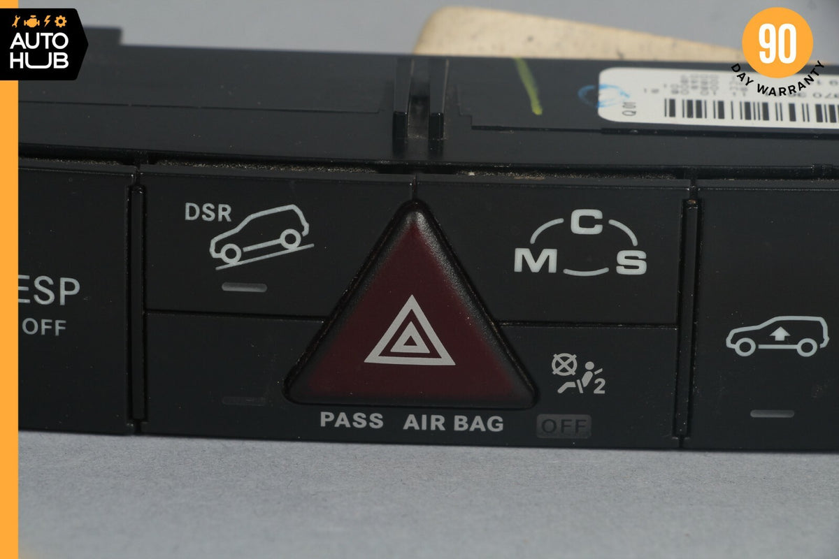 07-11 Mercedes W164 ML63 AMG Dash Hazard Heated Seats ESP Control Panel OEM - photo 4