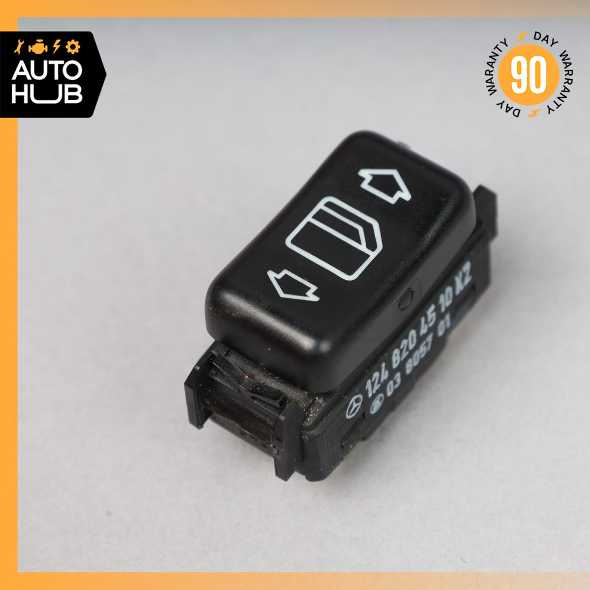 85-91 Mercedes W126 420SEL 300E Right Window Regulator Control Switch Button OEM - photo 2