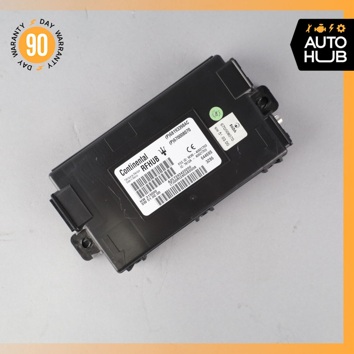 14-17 Maserati Quattroporte M156 SQ4 Keyless Entry RF Hub Control Module ECU OEM - photo 3