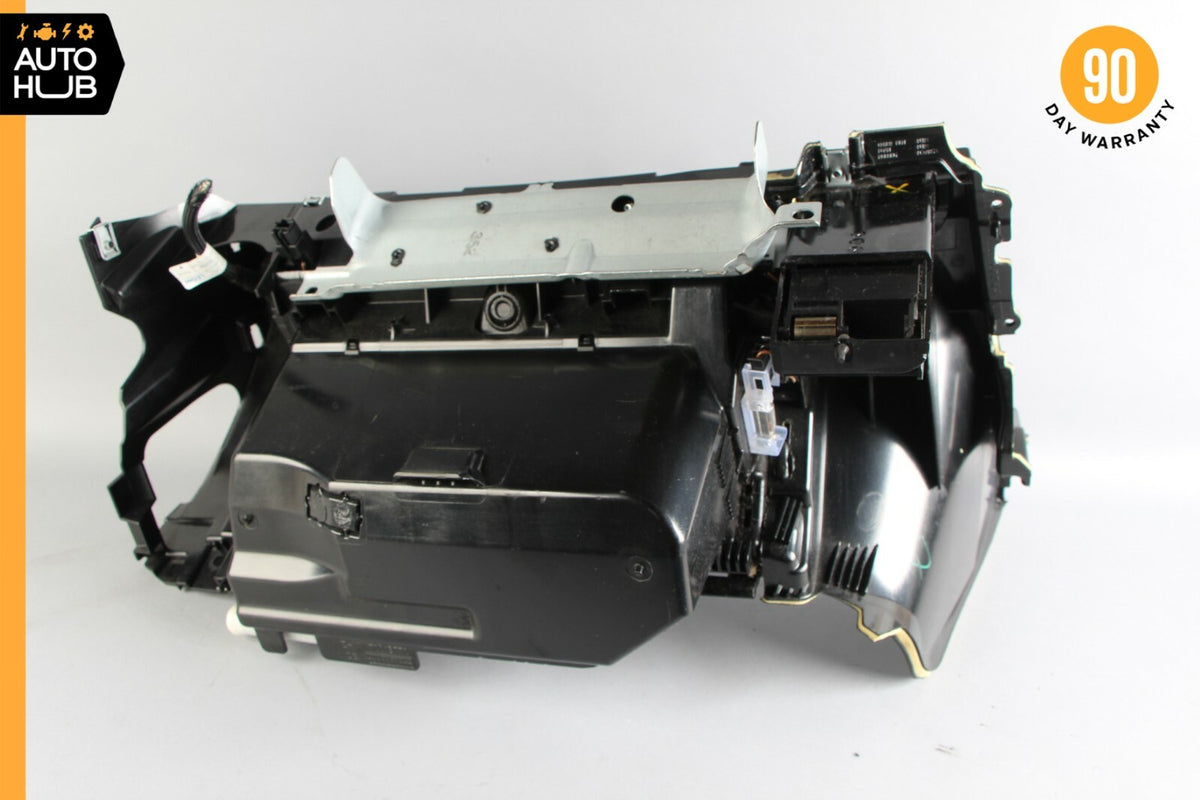 07-09 Mercedes W211 E350 E550 Dashboard Glove Box Storage Compartment Black OEM - photo 9
