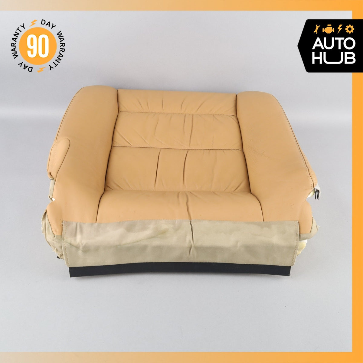 05-10 Porsche Cayenne 955 Front Right Side Seat Lower Cushion Leather Beige OEM - photo 13