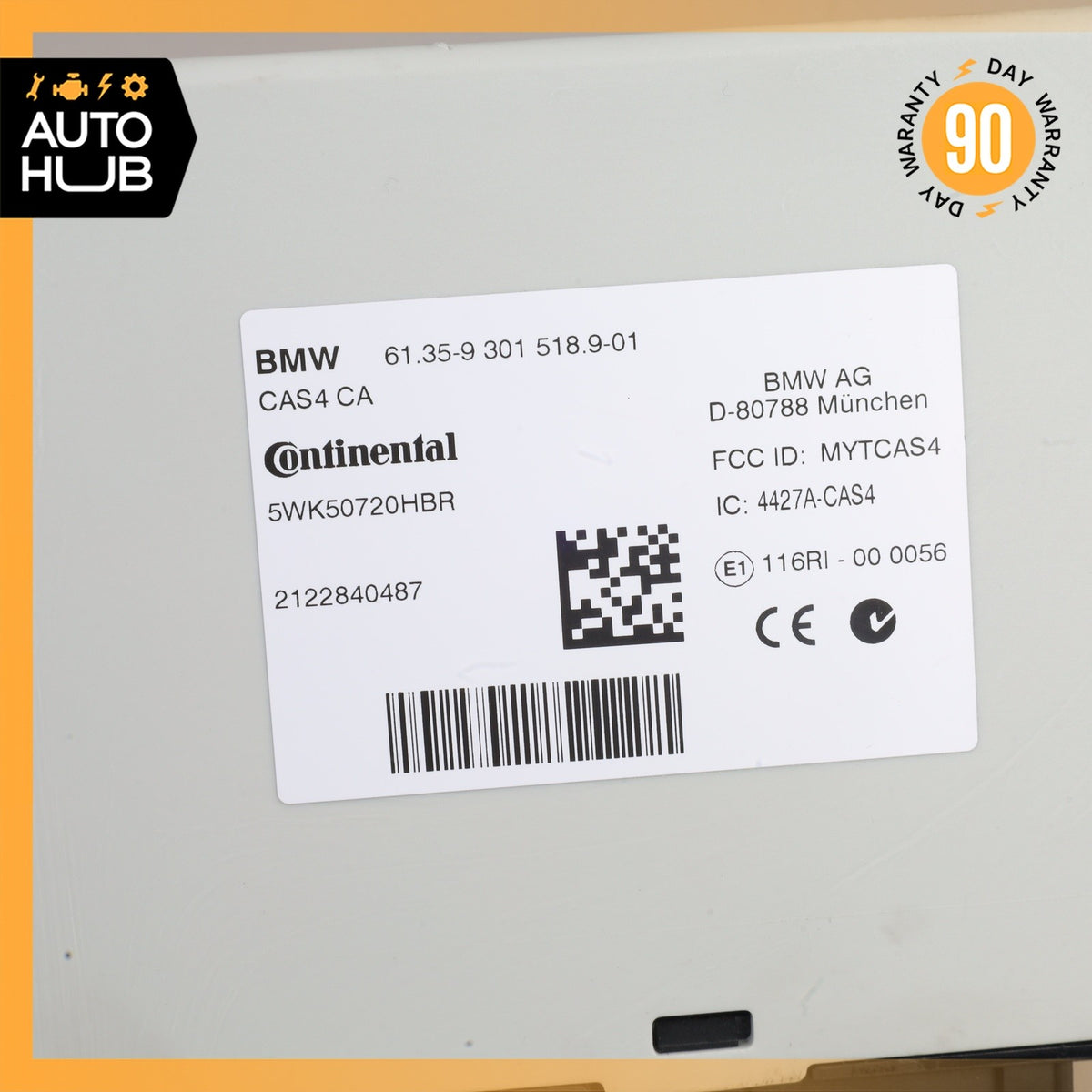 09-15 BMW F01 740i 750i Anti Theft Locking Control Module Unit Computer OEM - photo 8