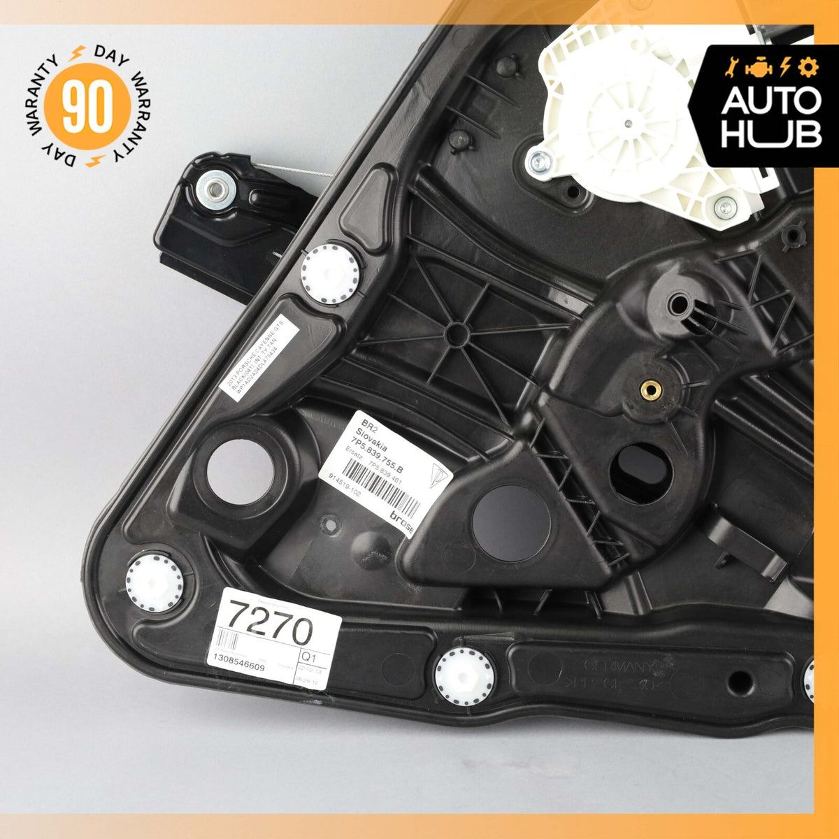 11-18 Porsche Cayenne 958 GTS Rear Left Side Door Window Regulator OEM 40k - photo 6