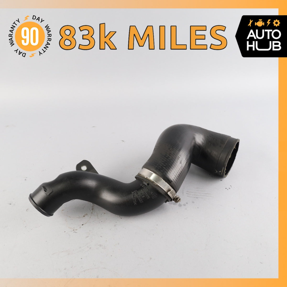 03-12 Bentley Continental GTC Speed Right Side Intercooler Hose Pipe OEM 83k - photo 1