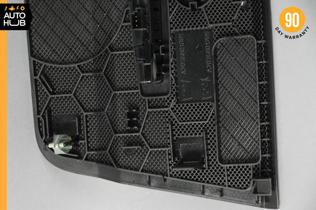 10-17 Mercedes W207 E550 E350 Dashboard Dash Grille Speaker Cover Black OEM 30k - photo 11