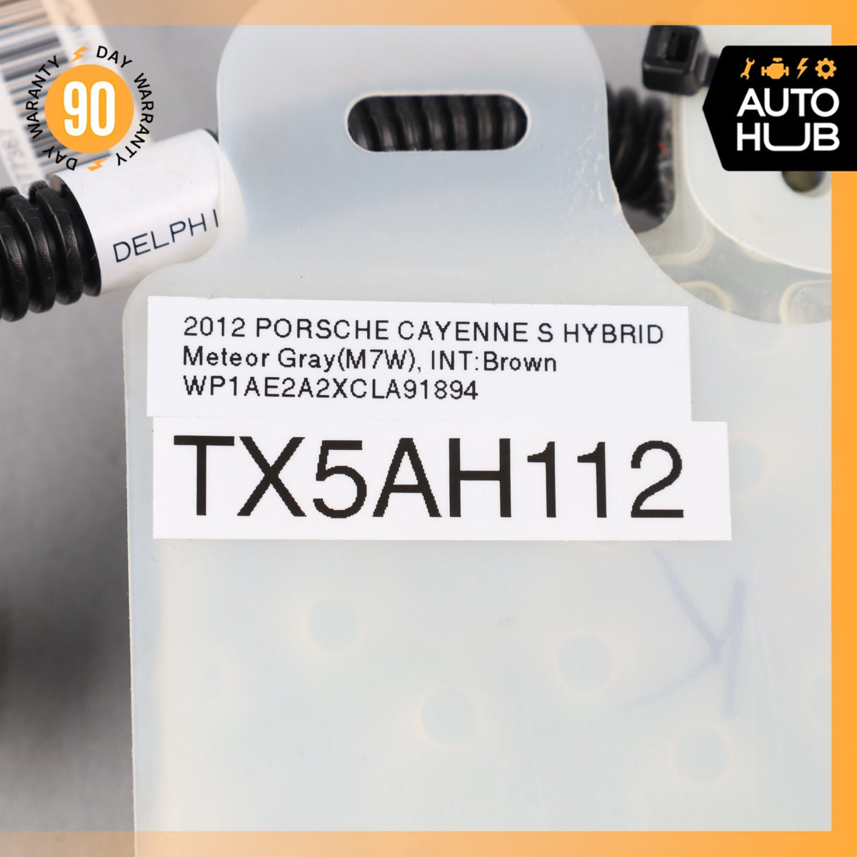 11-18 Porsche Cayenne 958 Hybrid S Front Right Occupancy Seat Sensor OEM - photo 9