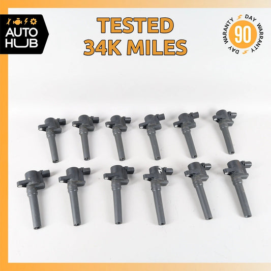 10-19 Aston Martin DB9 Rapide Vanquish Ignition Coil Set of 12 8G4312A366AA OEM - photo 1