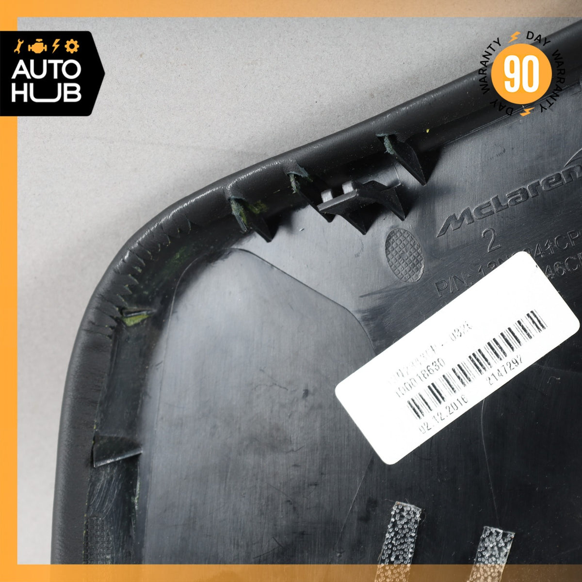 16-20 McLaren 570S Dashboard Dash Board Trim Panel Left Side 13N2343CP OEM - photo 8